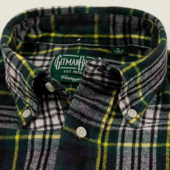 Gitman Bros Vintage - Daywatch Tartan Flannel Button Down (NWT) - Picture 2 of 9
